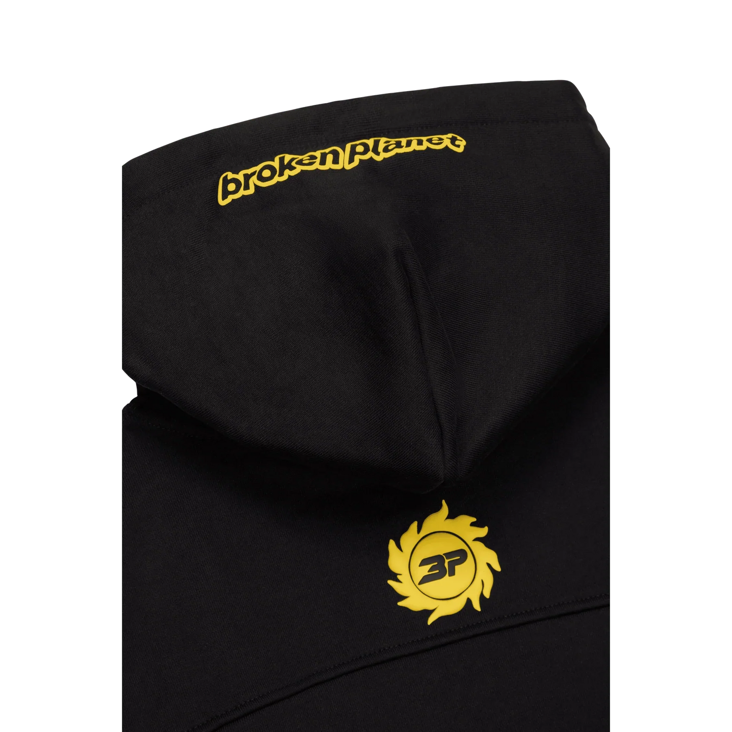 Broken Planet 'Cosmic Sped' Midnight Black/Yellow Hoodie