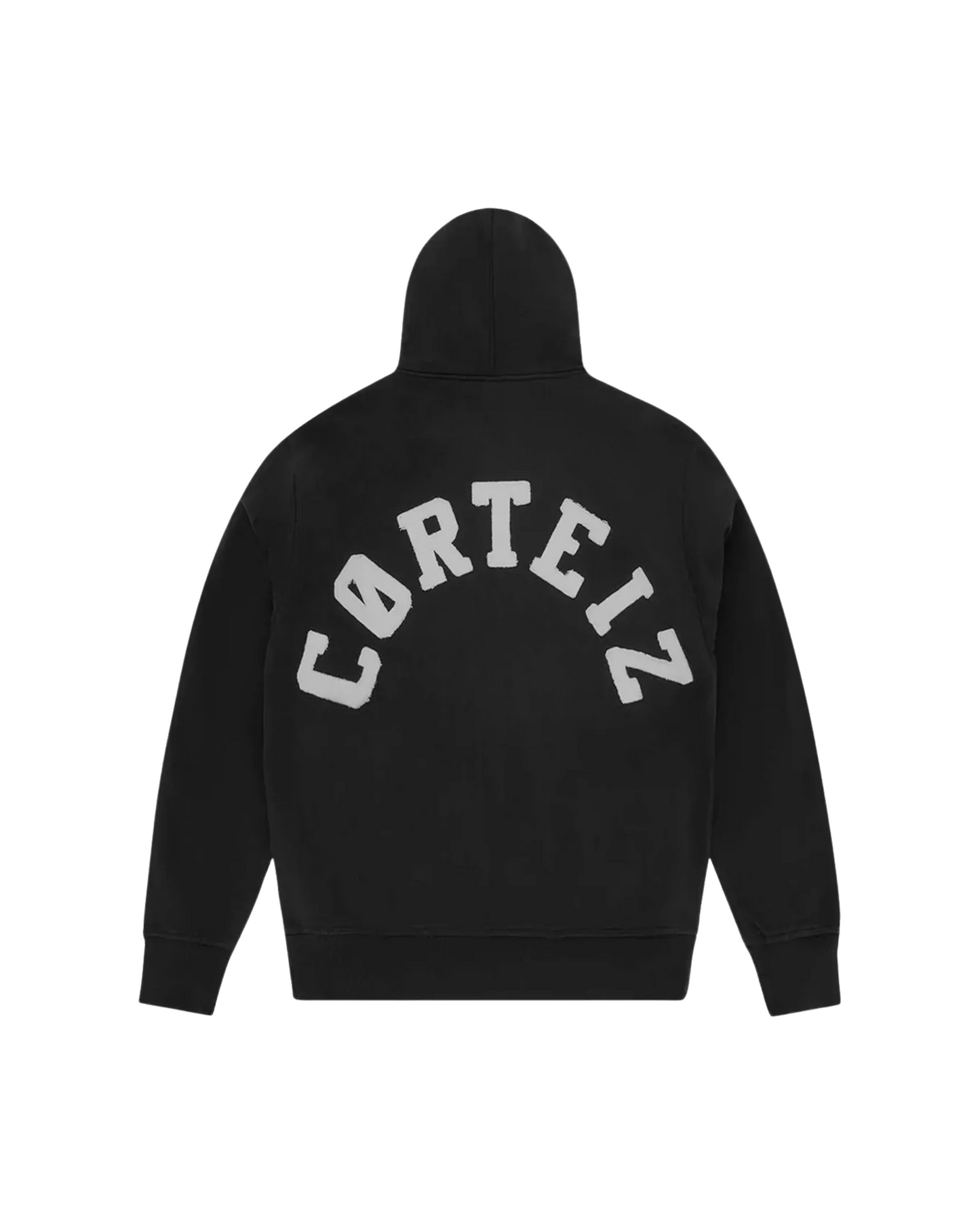 Corteiz Colly Arch Zip Hoodie - "Black"