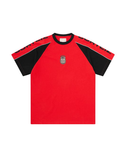 Corteiz Raglan Sport Boxy T-Shirt - "Red"