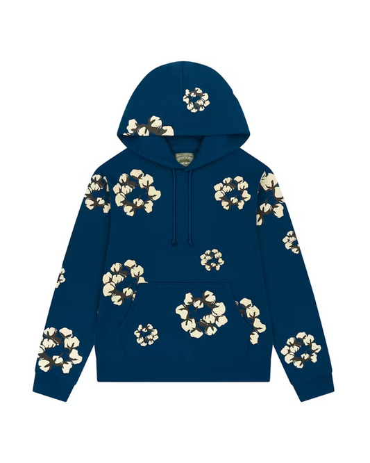Denim Tears x CPFM Wreath Hoodie - "Navy"