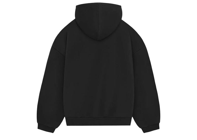Fear of God Essentials Chest Logo Hoodie - "Jet Black"