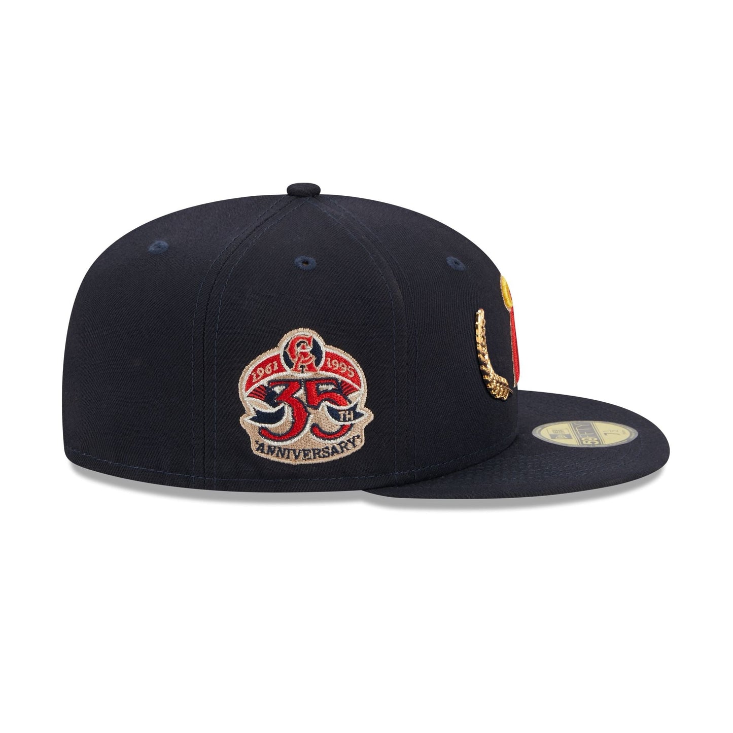 Los Angeles Angels Gold Leaf 59FIFTY Fitted Hat