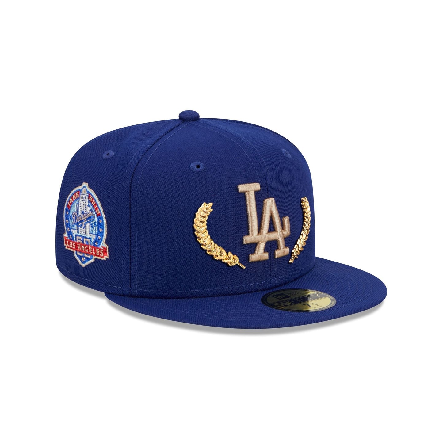 Los Angeles Dodgers Gold Leaf 59FIFTY Fitted Hat
