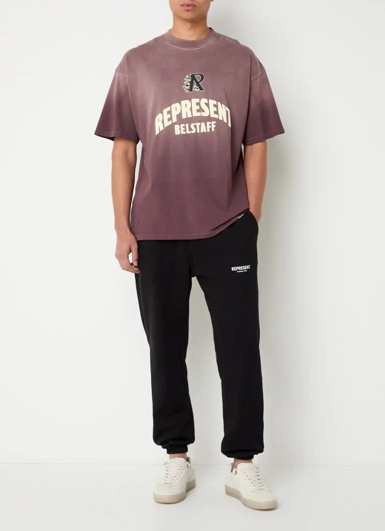 Represent X Belstaff Flame Phoenix T-Shirt - Plum