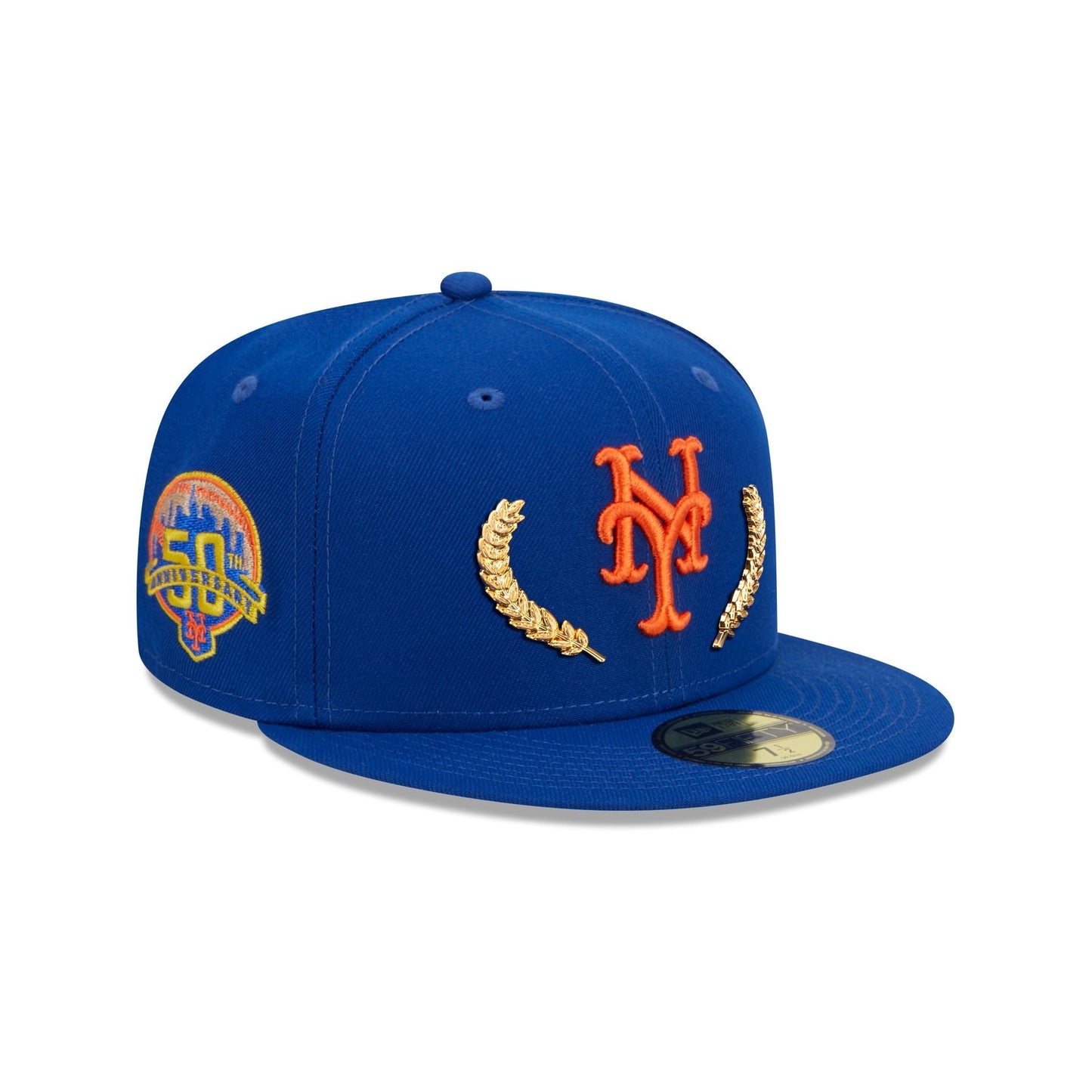 New York Mets Gold Leaf 59FIFTY Fitted Hat
