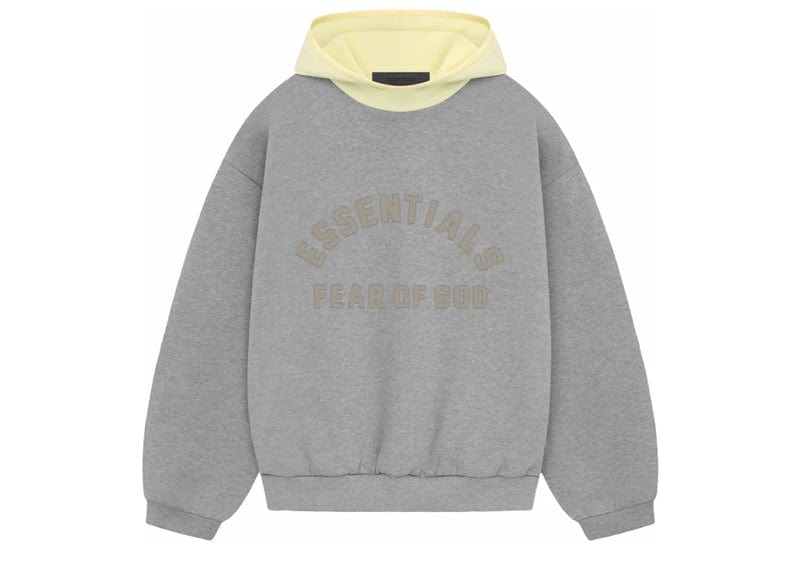 Fear of God Nylon Fleece Hoodie - 'Yellow/Dark Heather Oatmeal'