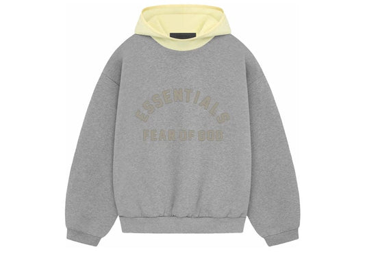 Fear of God Nylon Fleece Hoodie - 'Yellow/Dark Heather Oatmeal'