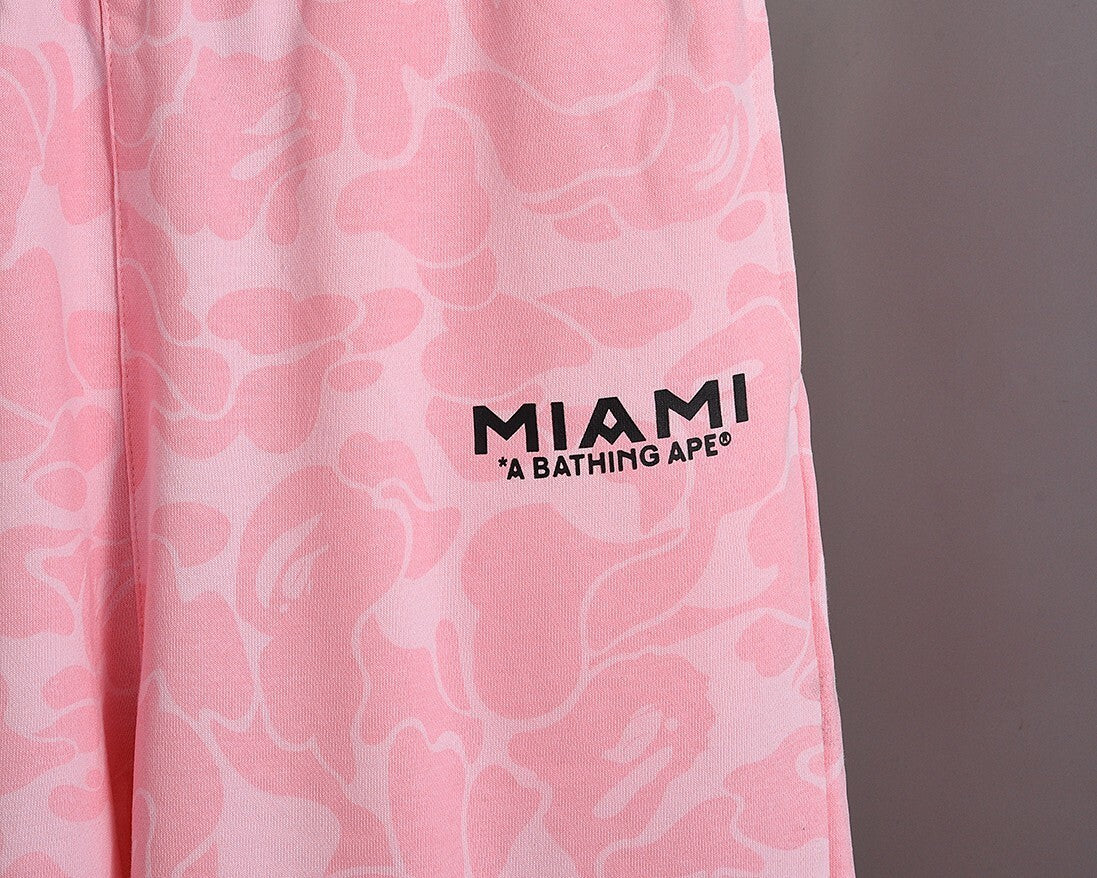 Bape x Inter Miami Camo Shorts Pink