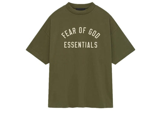 Fear of God Essential Crewneck T-Shirt  - 'Military'