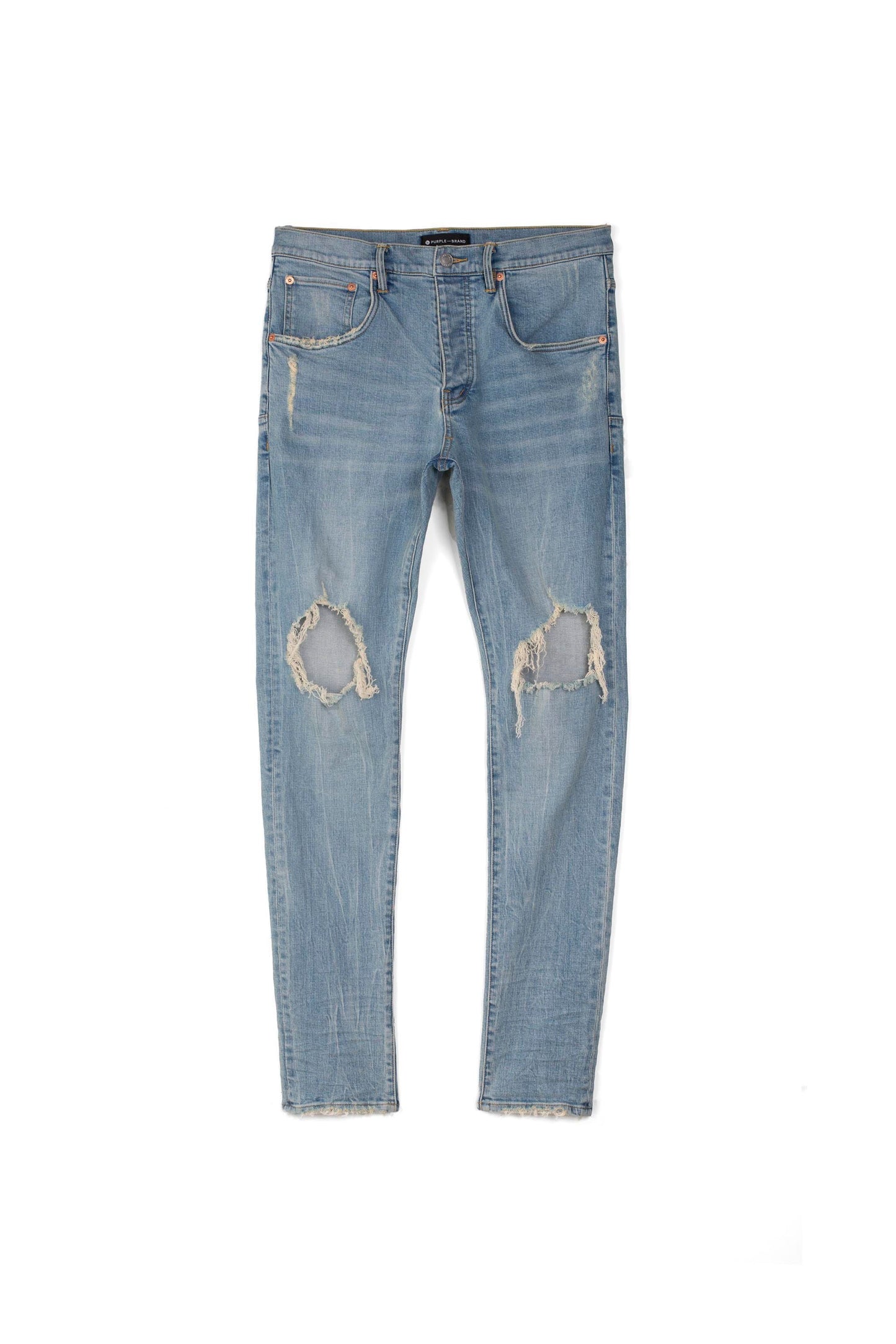 Purple P002 Light Indigo Blowout Denim Jeans