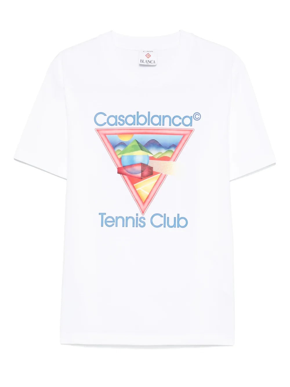 Casablanca Tennis Club Icon T-shirt - "White"