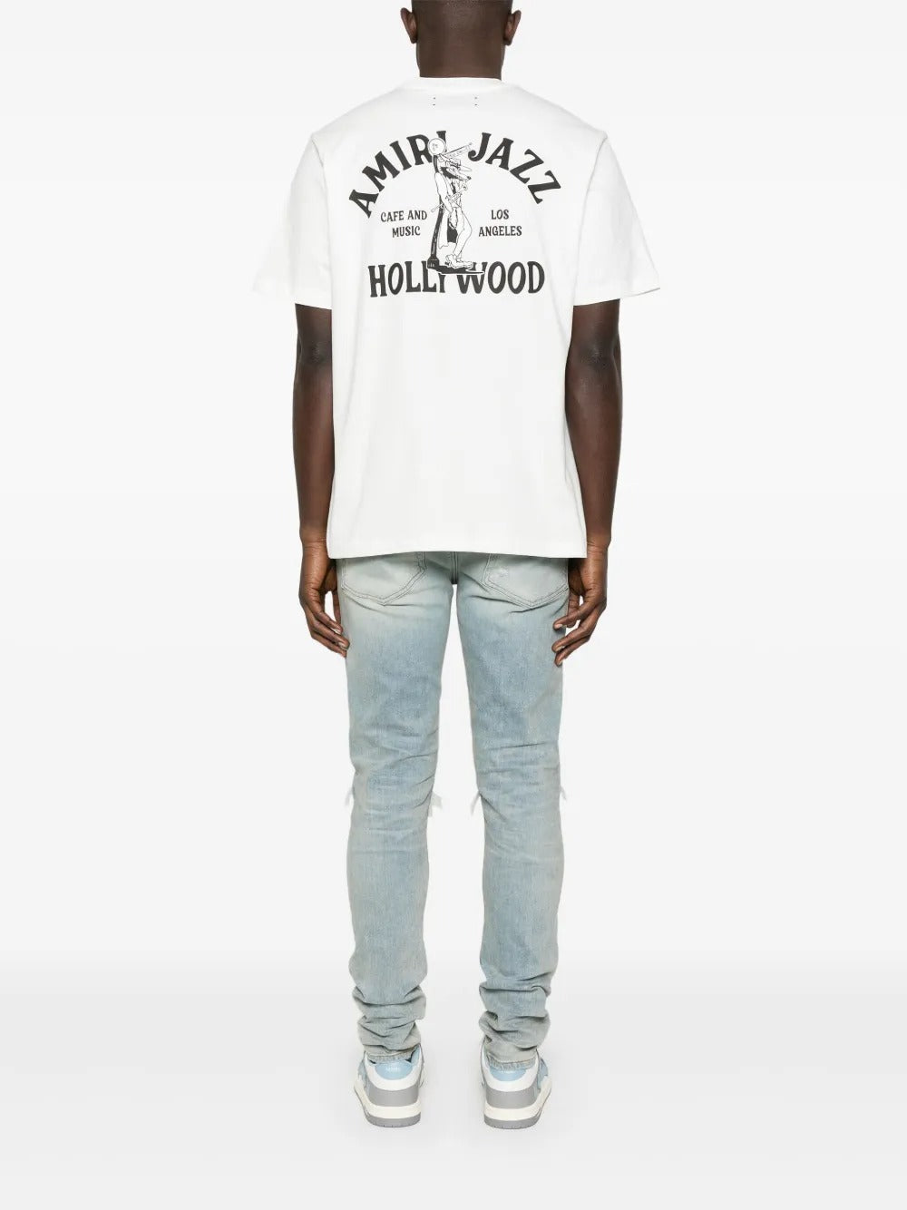 Amiri Jazz Wolf T-Shirt - "White"