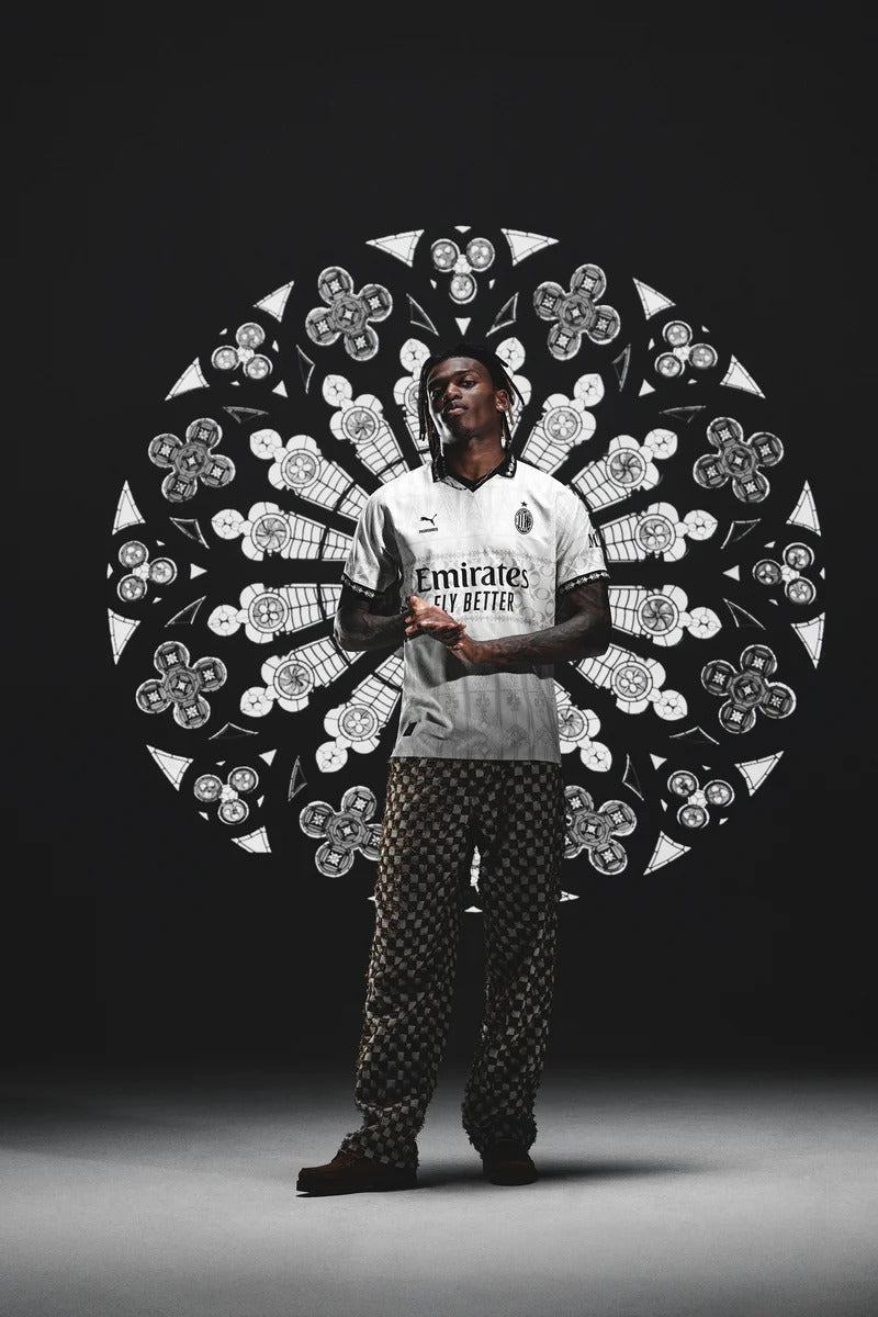 AC Milan x Pleasures 2023/24 Light Version Football Shirt