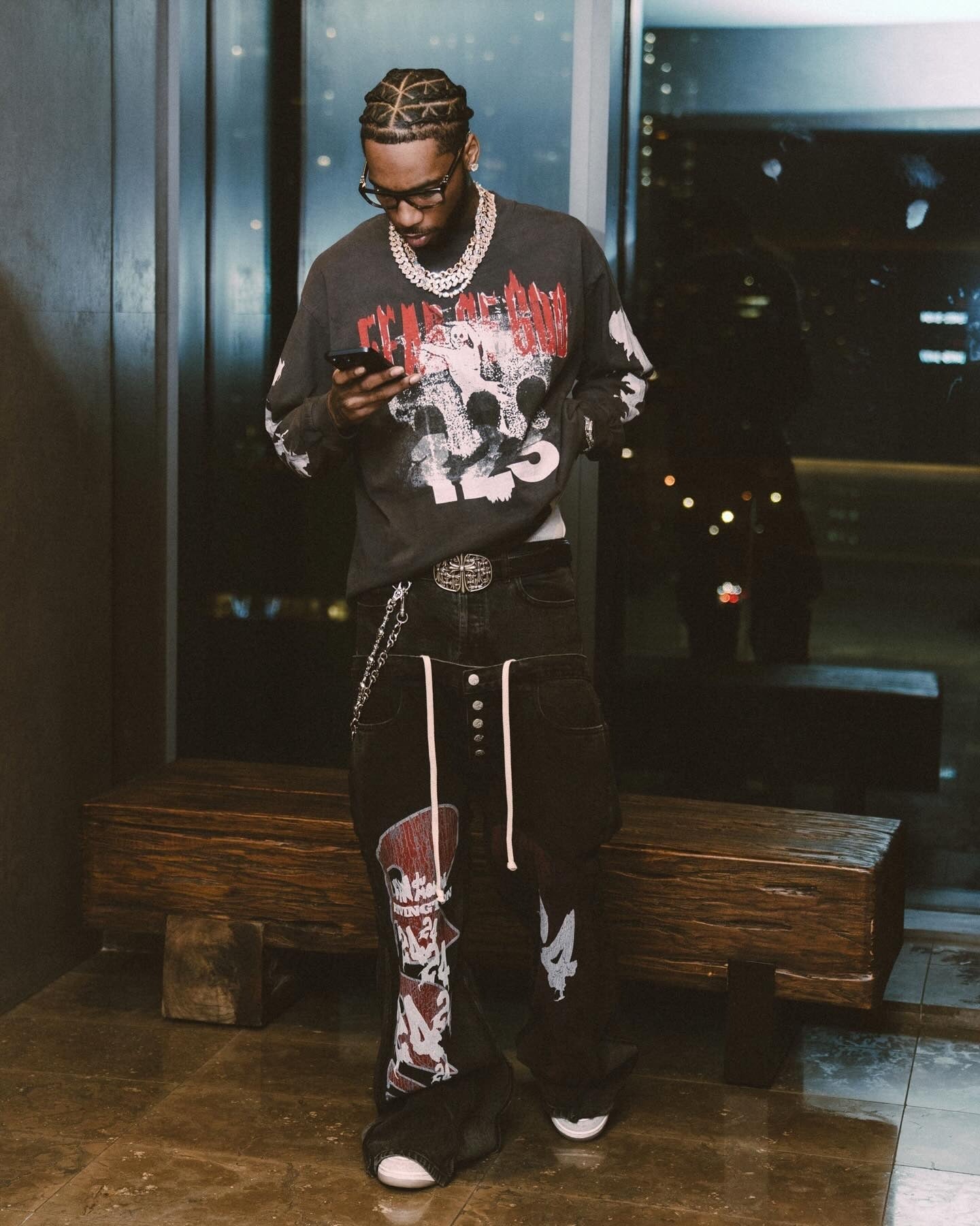 RRR123 x Fear of God "Look, It´s The Enemy" Sweatshirt