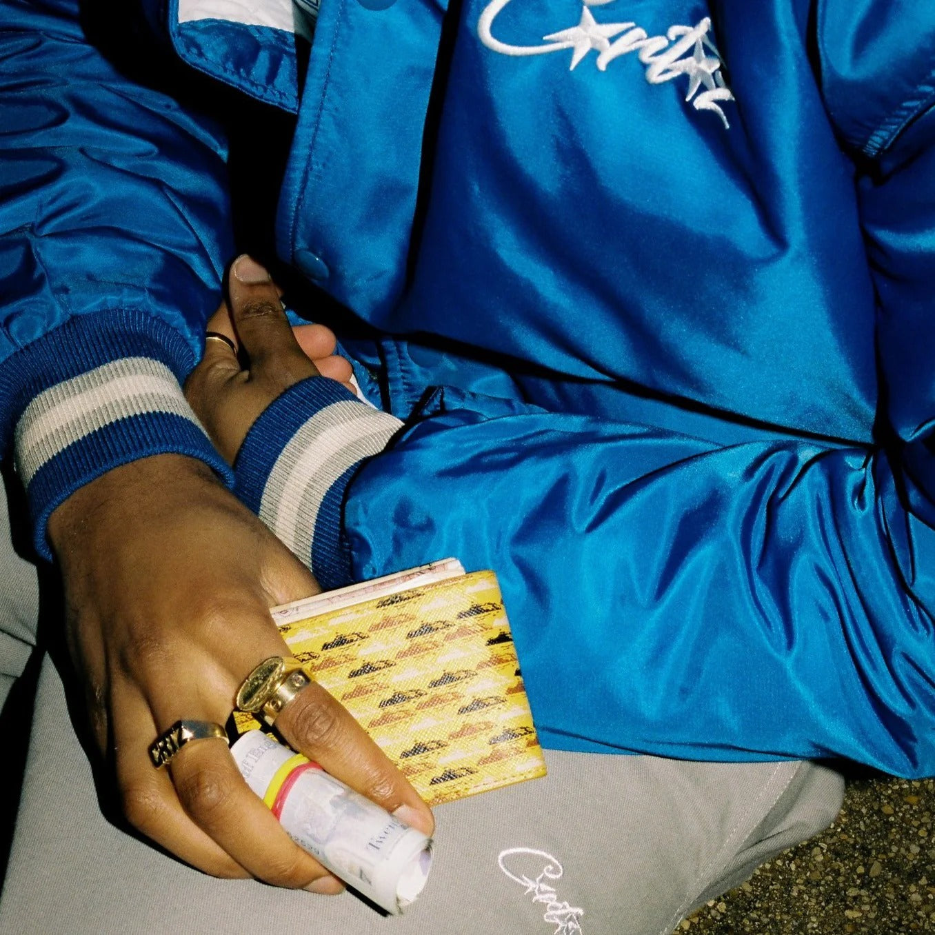 Corteiz RTW Leather Card Holder - "Yellow"