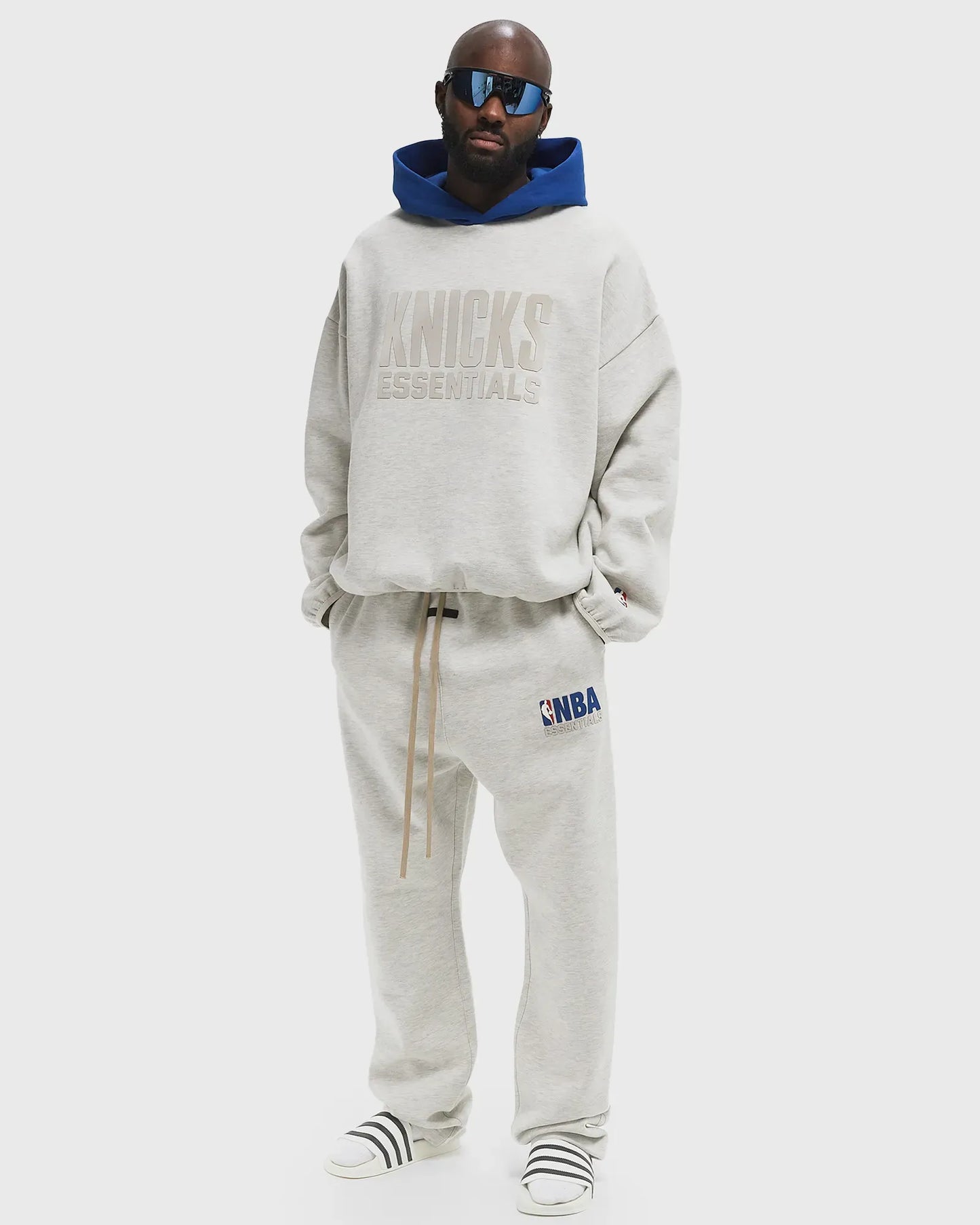Fear of God Essentials x NBA Relaxed Sweatpant - "Light Heather"