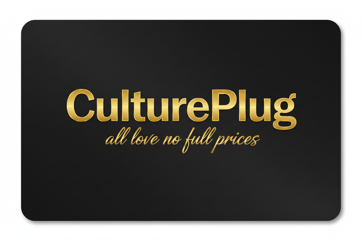 Please use our store name to generate a gift card image make it look prestigious maybe matt black with gold writing with maybe "all love no full prices"