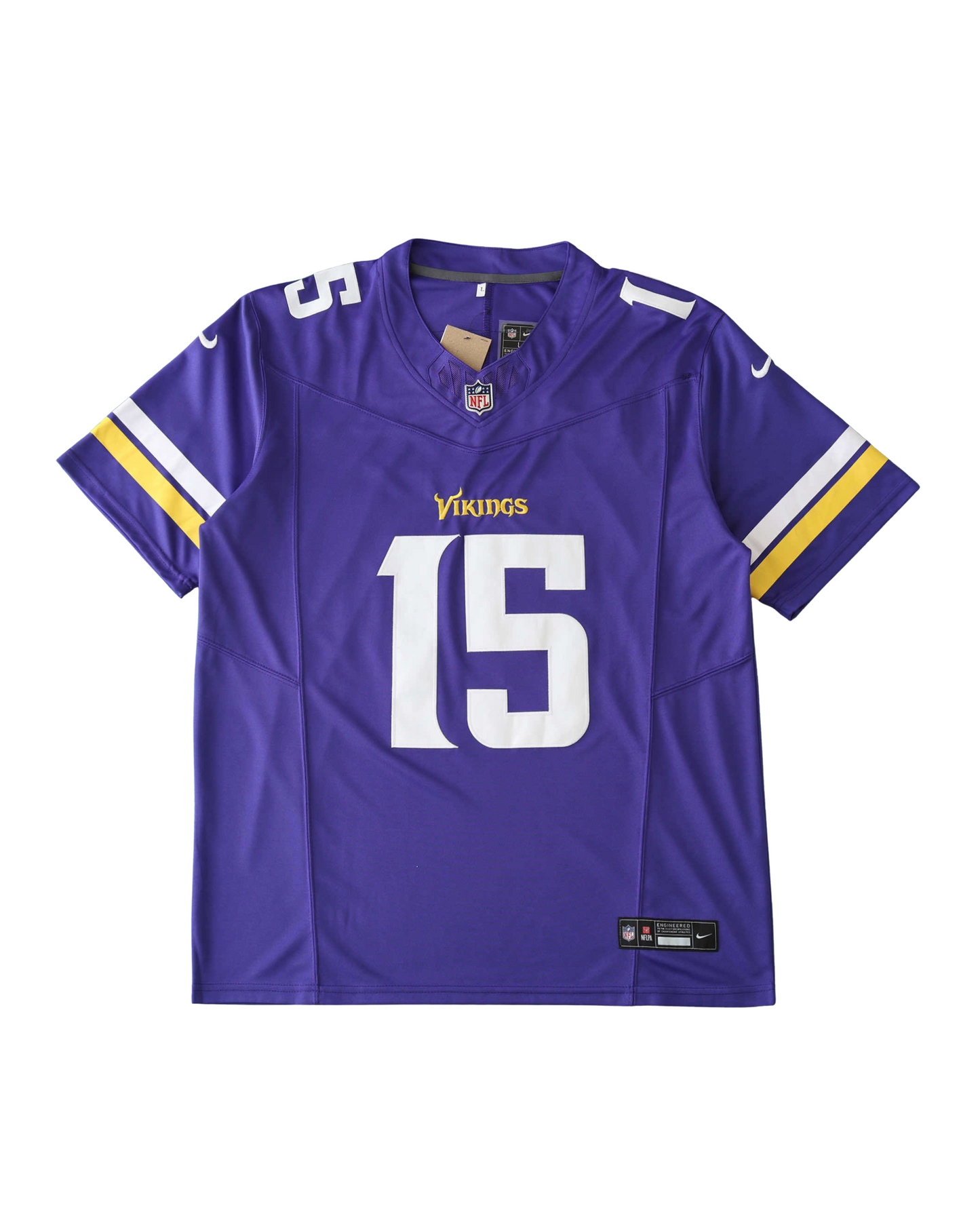 Minnesota Vikings Purple Player Game Jersey #15 Turner