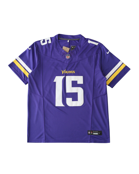 Minnesota Vikings Purple Player Game Jersey #15 Turner