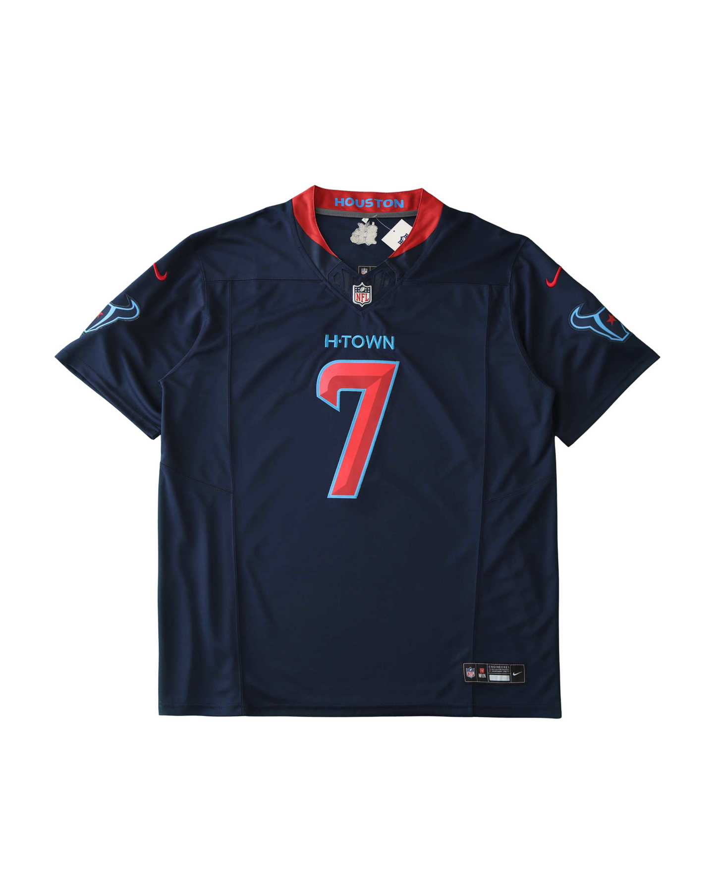 Houston Texans Game NFL Jersey Navy #7 Stroud