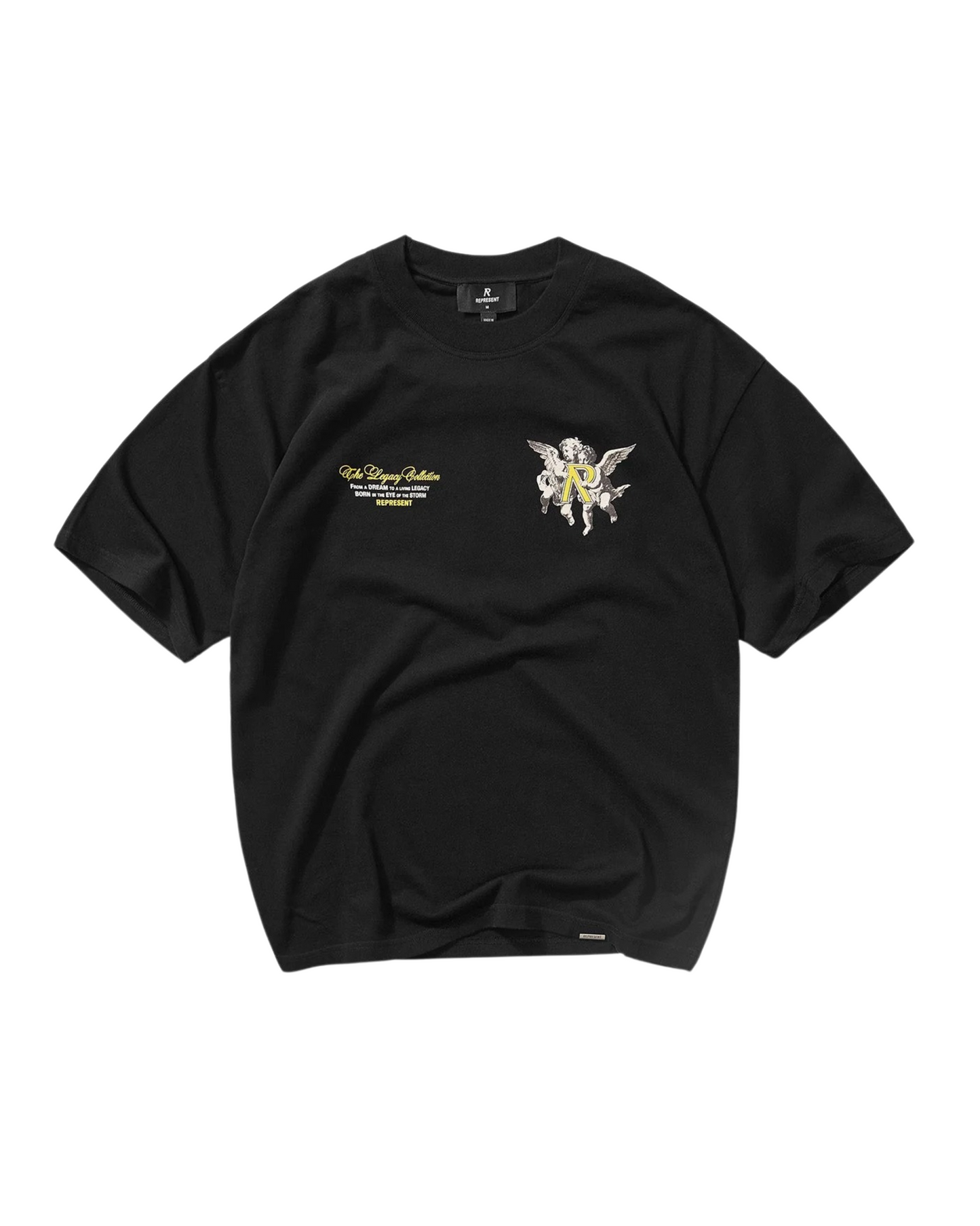 Represent Legacy Cherubs T-Shirt - "Jet Black"