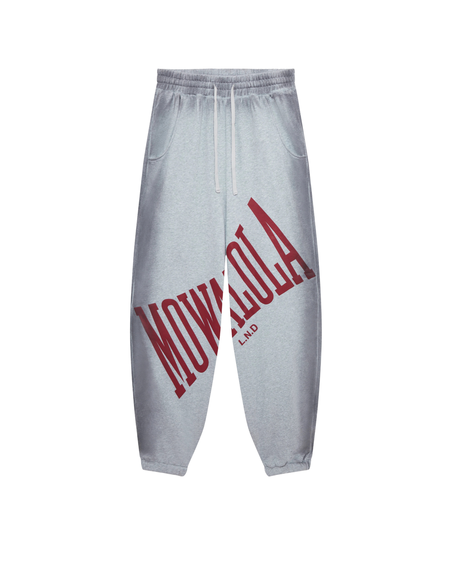 Mowalola Stamp Joggers - "Grey"