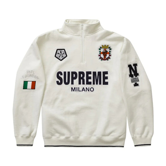 Supreme Milano Half Zip Pullover 'White'