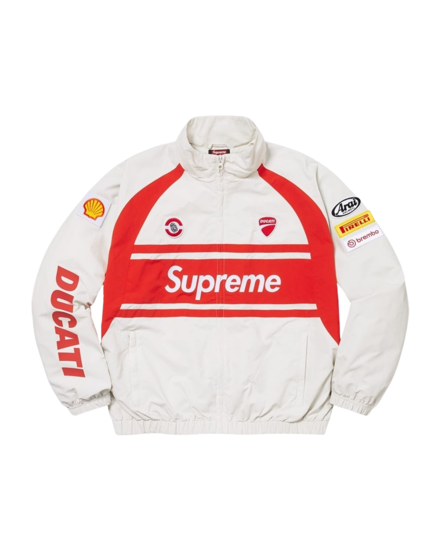 Supreme x Ducati Track Jacket - "Light Grey"