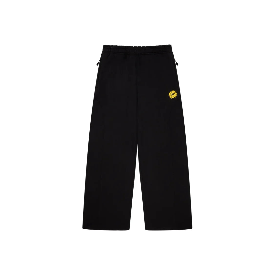Broken Planet Cosmic Speed Wide-Leg Sweatpants Midnight Black